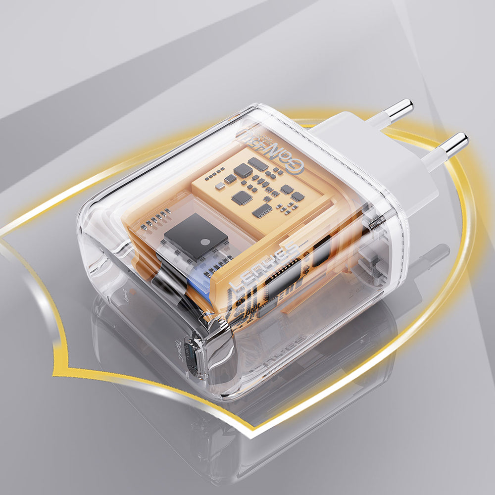 Lenyes LCH91 Type-C ve USB GaN Teknolojili PD Hızlı Şarj Özellikli Şarj Başlığı 20W Lenyes LCH91 Type-C ve USB GaN Teknolojili PD Hızlı Şarj Özellikli Şarj Başlığı 20W